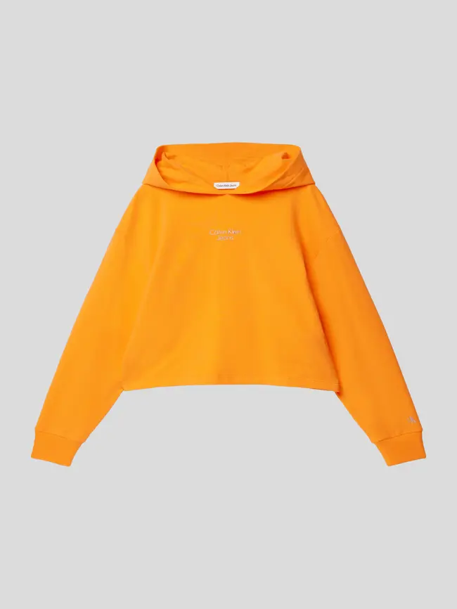

Толстовка с лейблом Calvin Klein Jeans, оранжевый