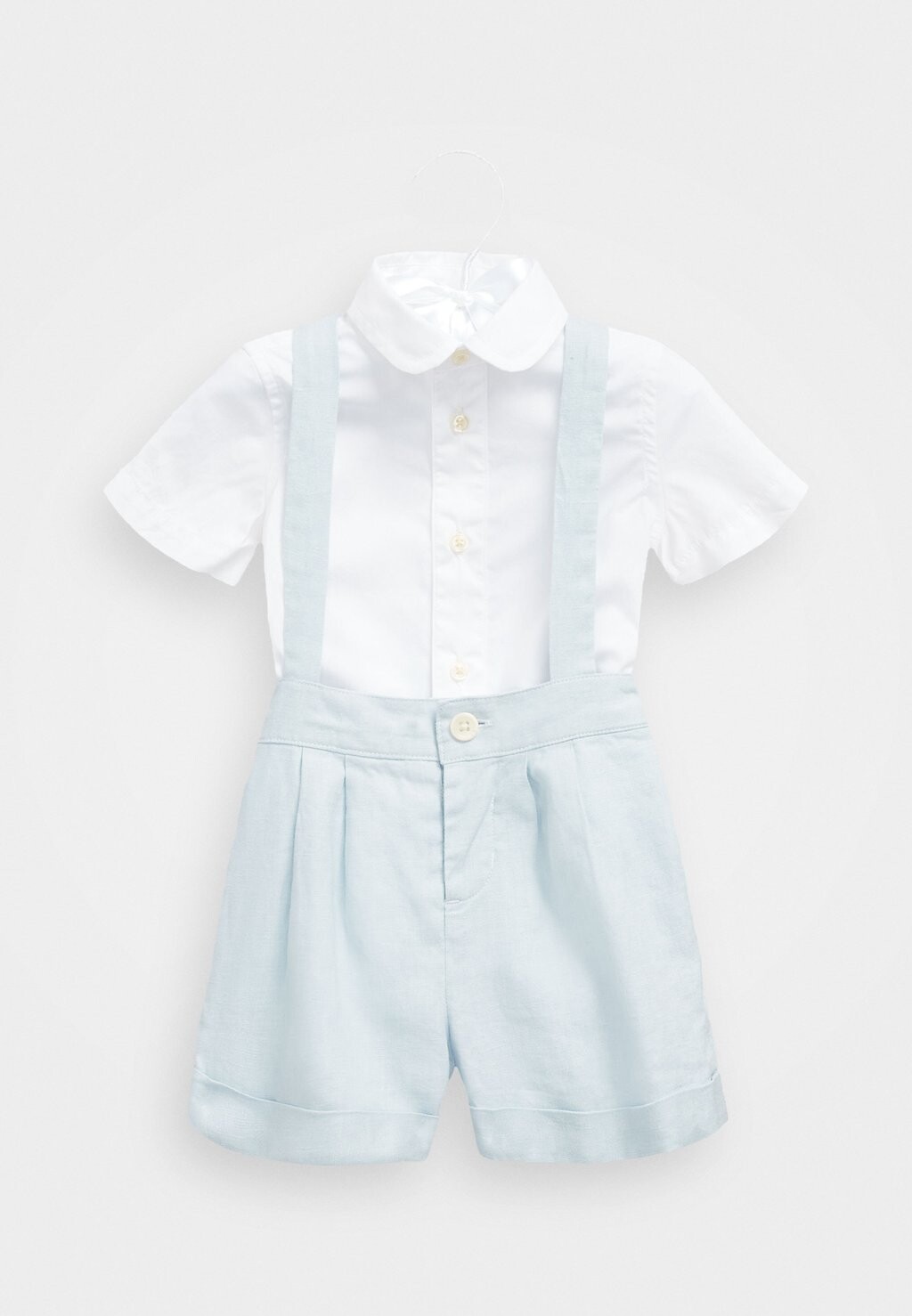 

Шорты OVERALL SHORT SET Polo Ralph Lauren, цвет beryl blue/white