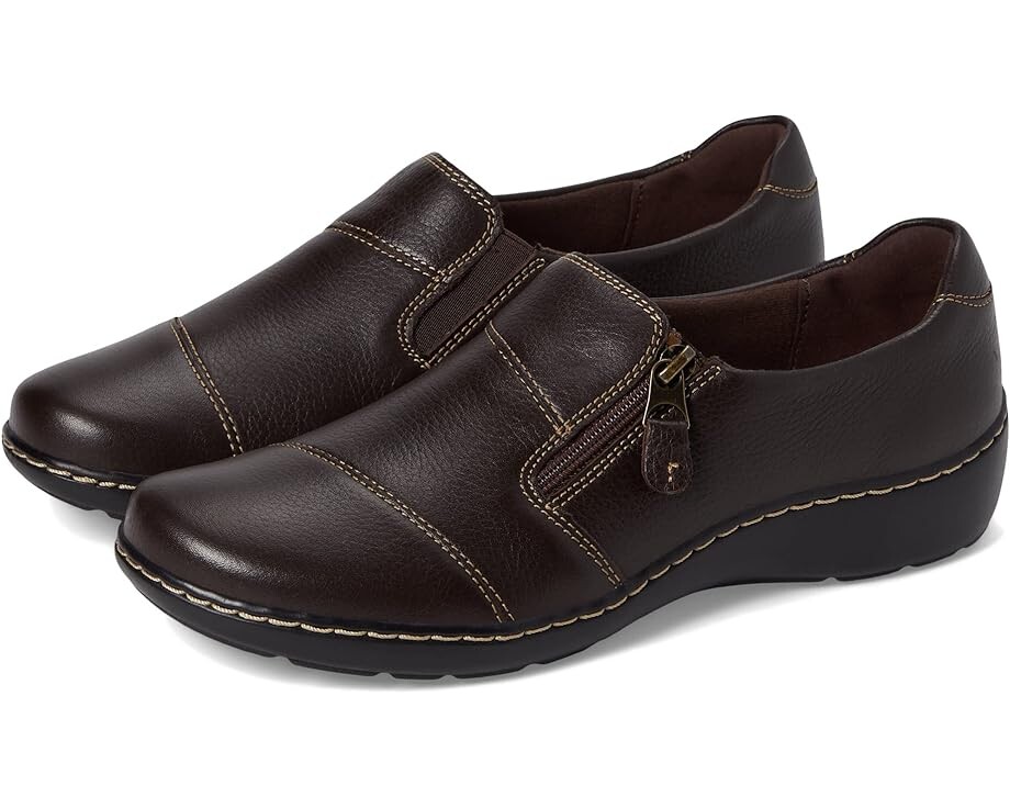 

Оксфорды Clarks Cora Harbor, цвет Dark Brown Leather