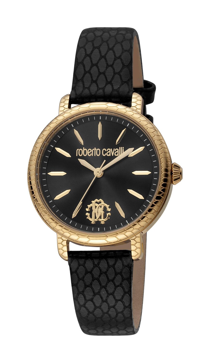 

Швейцарские кварцевые часы Roberto Cavalli, черный