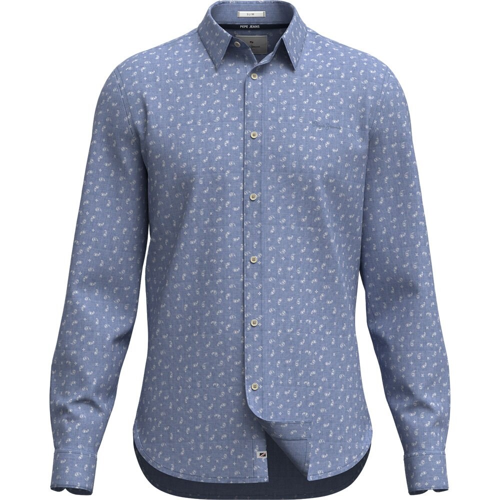 

Рубашка с длинным рукавом Pepe Jeans Crawston, синий