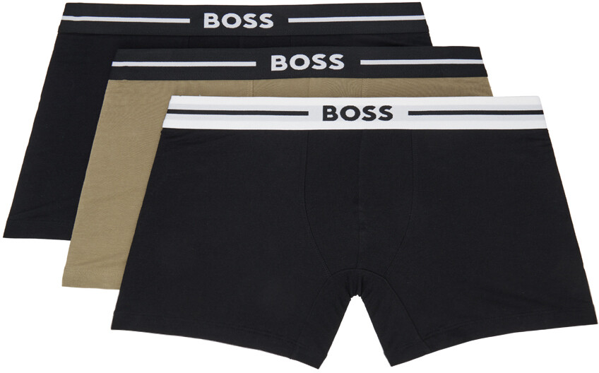 

Набор из трех разноцветных боксеров BOSS
