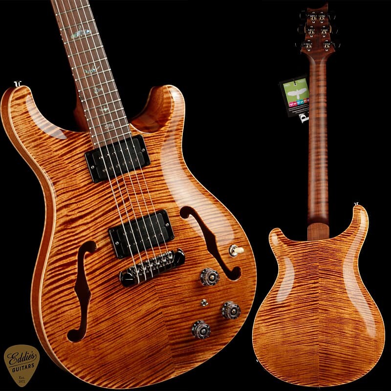 

Электрогитара PRS Eddie's Guitars Wood Library Hollowbody II Piezo Brazilian - Copperhead