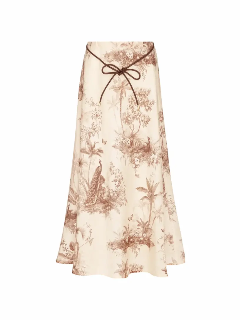 

Юбка с цветочным принтом Waverly Zimmermann, мультиколор