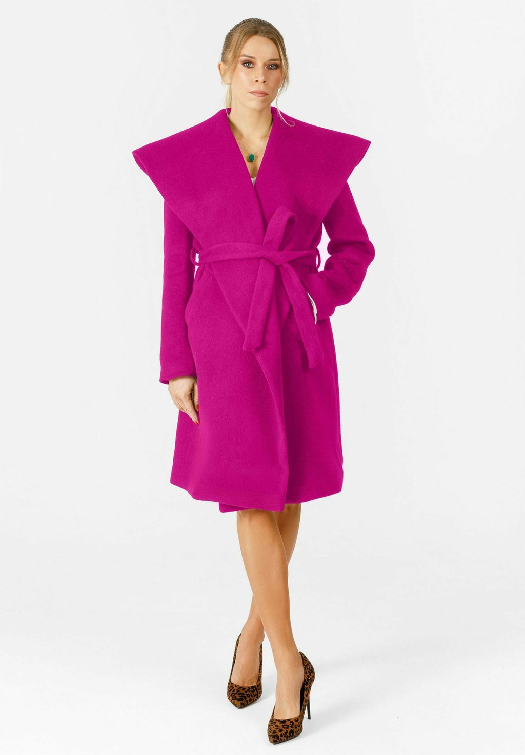 Классическое пальто Anya KAYA TURELLO, цвет fuchsia платье kaya turello молочный