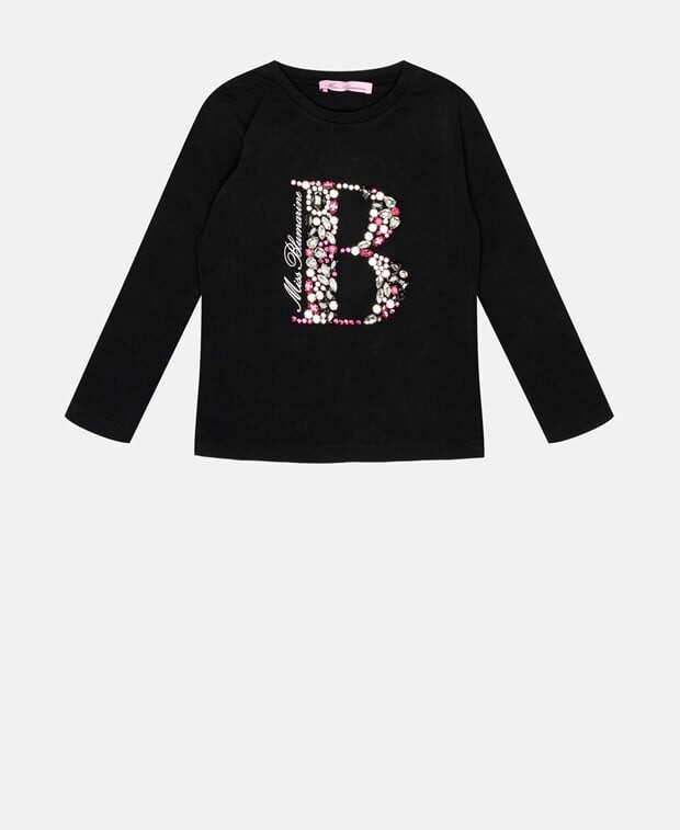 

Топ с длинными рукавами Miss Blumarine, черный
