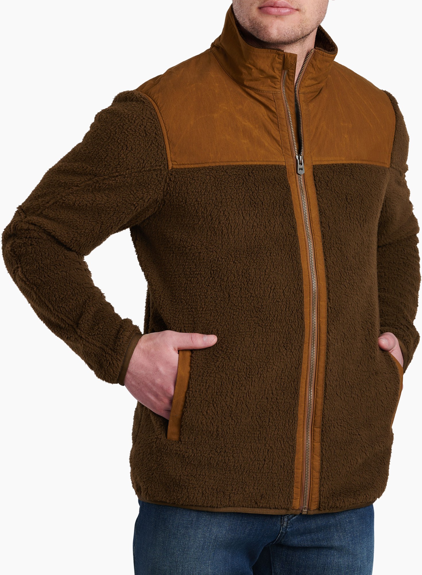 Флисовая куртка Konfluence — мужская KUHL, коричневый ударный жилет мужской kuhl цвет espresso