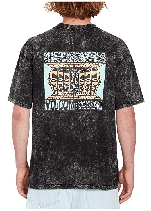 

Черная мужская футболка Volcom, Черный