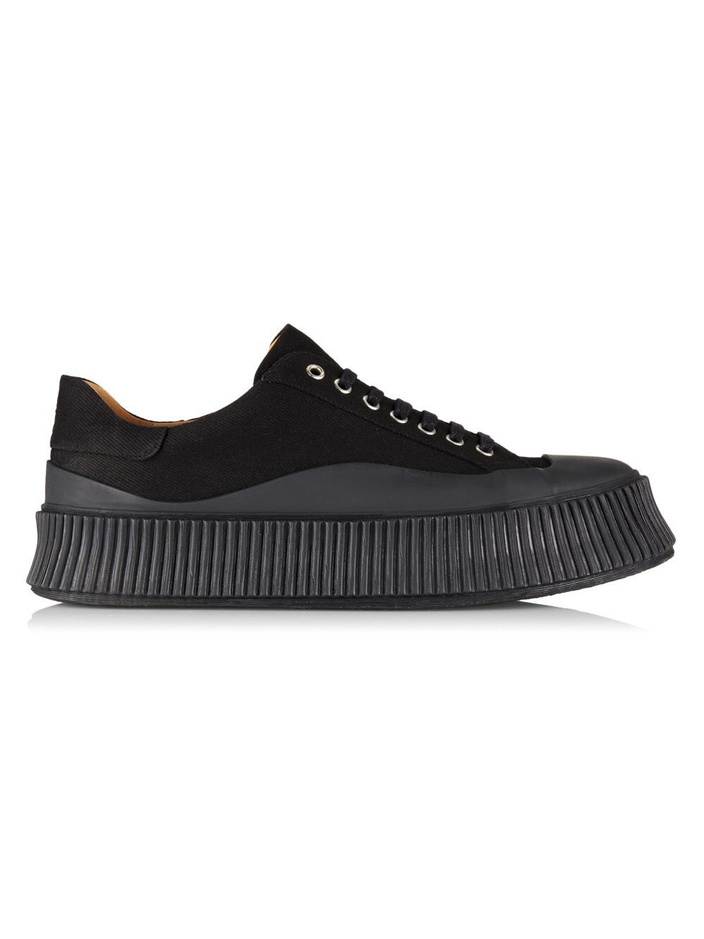 

Массивные низкие кеды Jil Sander, черный