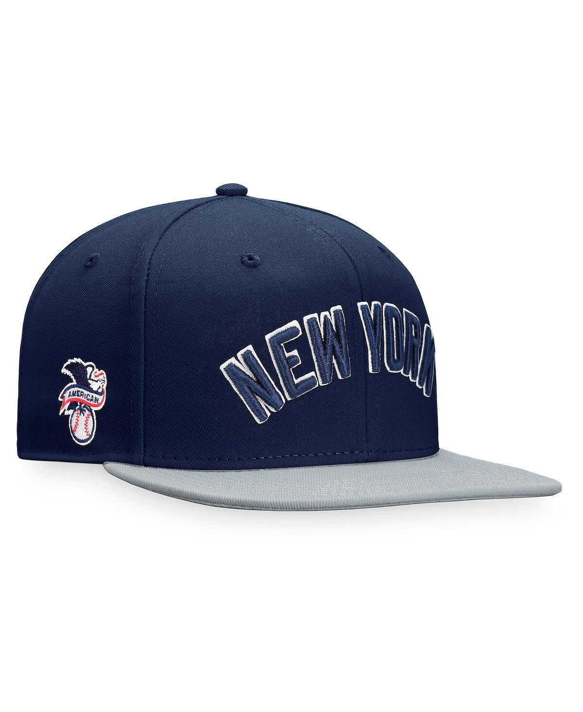 

Мужская фирменная темно-серая двухцветная приталенная шляпа New York Yankees Fundamental Fanatics