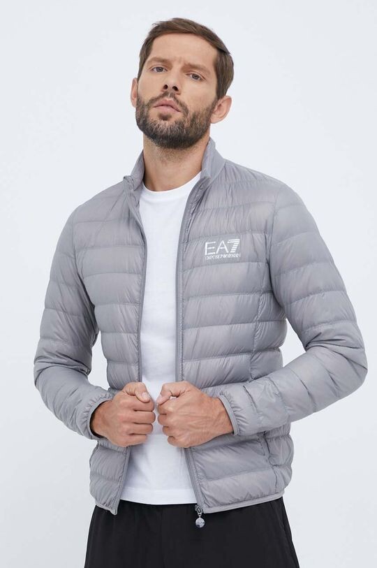 

Пуховик EA7 Emporio Armani, серый
