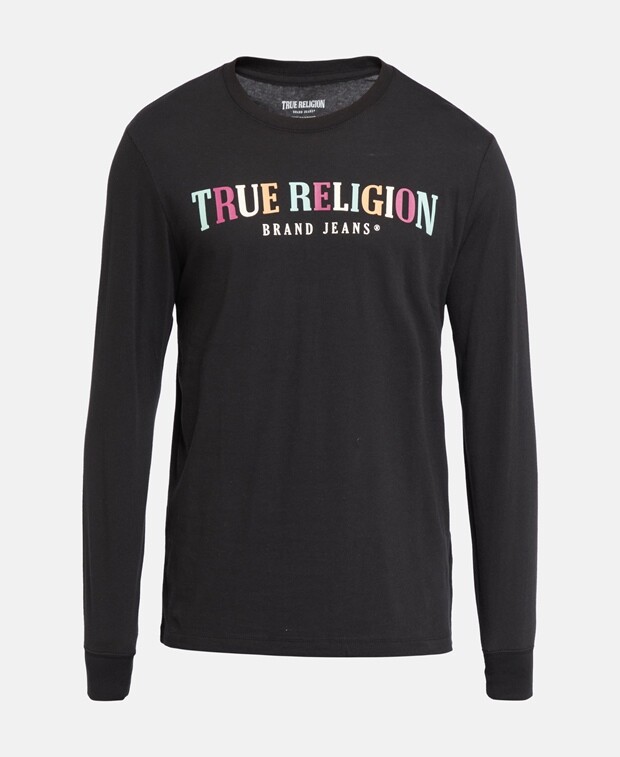 

Топ с длинными рукавами True Religion, черный