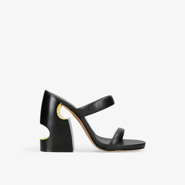 

Кожаные мюли pop meteor на каблуке Off-White, черный