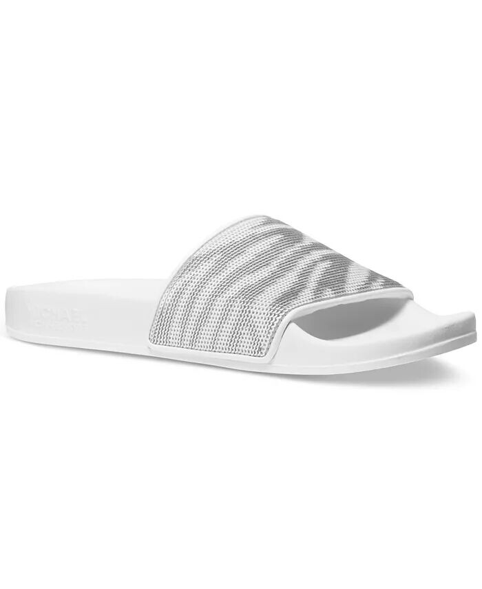 

Женские шлепанцы Gilmore Zebra с пайетками Michael Kors, оранжевый