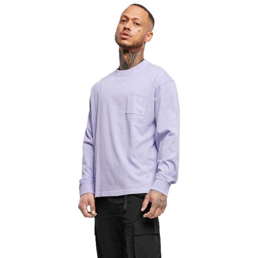 

Толстовка Urban Classics Pigment Dyed Pocket, синий