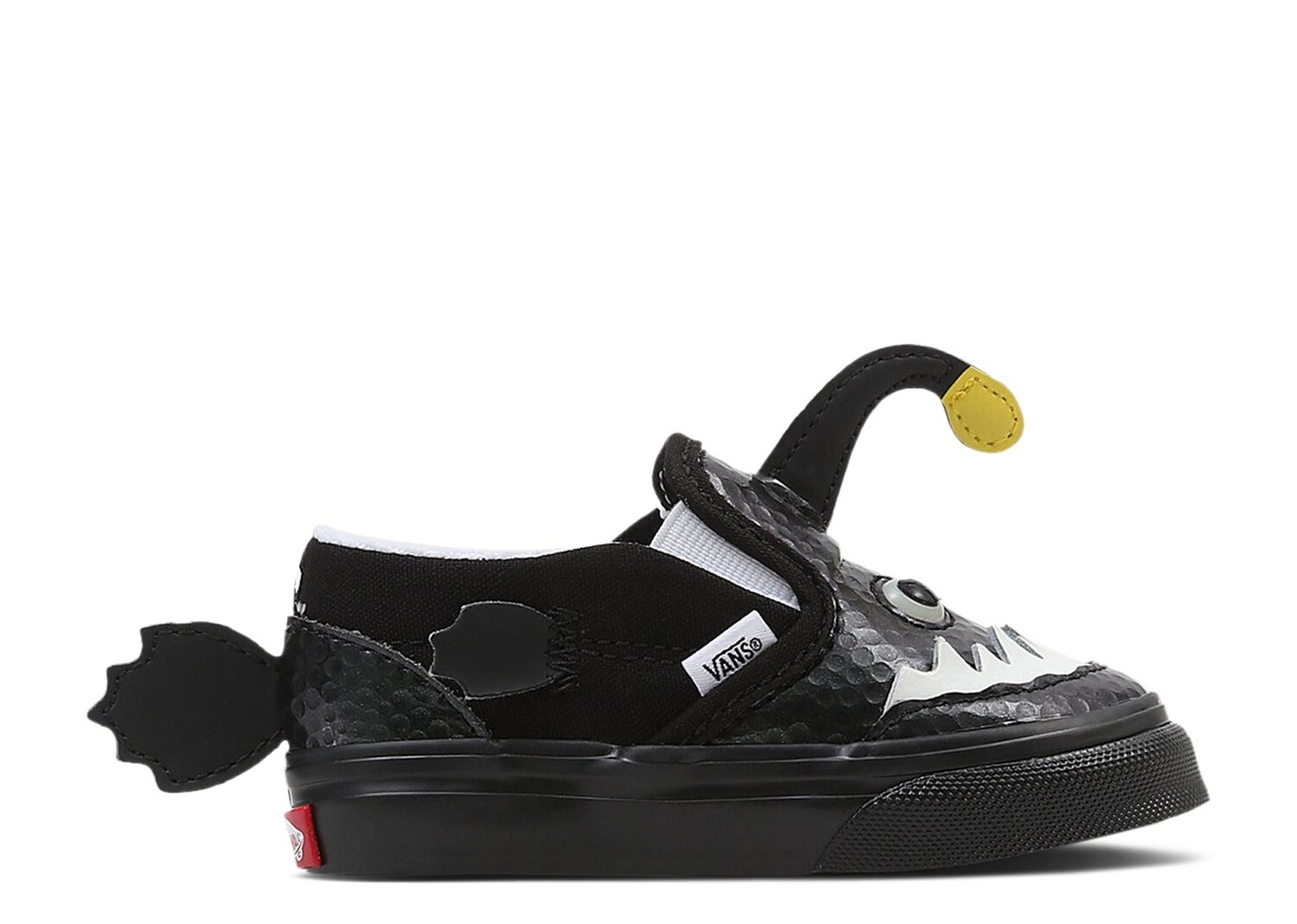 

Кроссовки Vans Slip-On V Toddler 'Angler Fish', черный