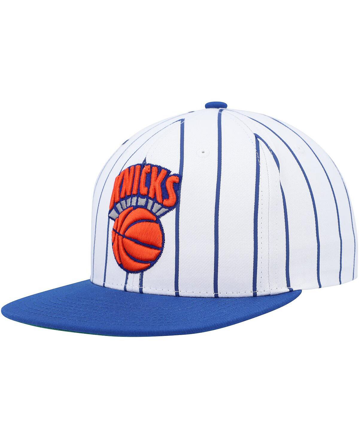 

Мужская белая кепка Snapback в тонкую полоску New York Knicks Hardwood Classics Mitchell & Ness