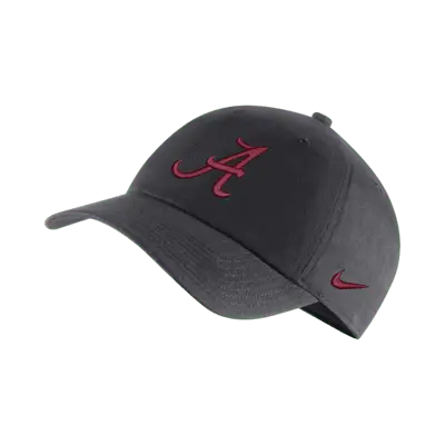 

Бейсболка Nike Alabama Heritage86 College Logo Cap, цвет Anthracite