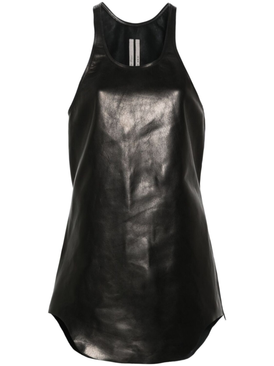 

Rick Owens кожаный топ без рукавов, черный