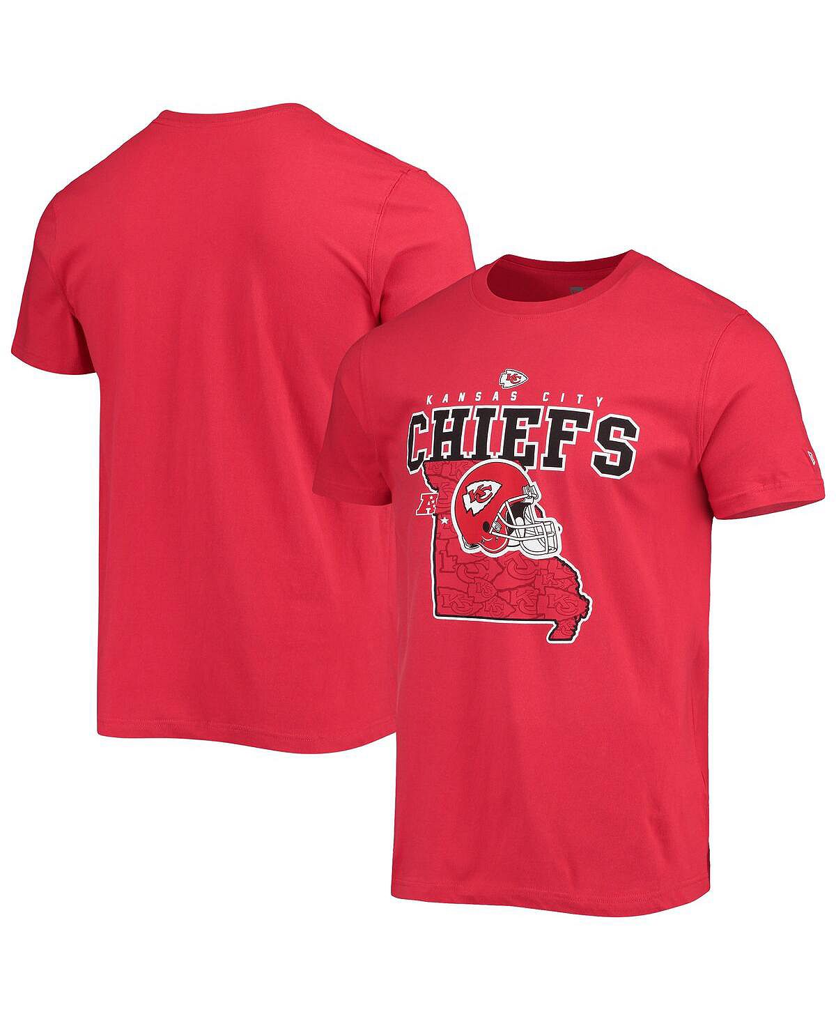лилейник канзас сити кикер Мужская красная футболка Kansas City Chiefs Local Pack New Era