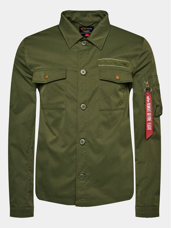 

Рубашка стандартного кроя Alpha Industries, зеленый