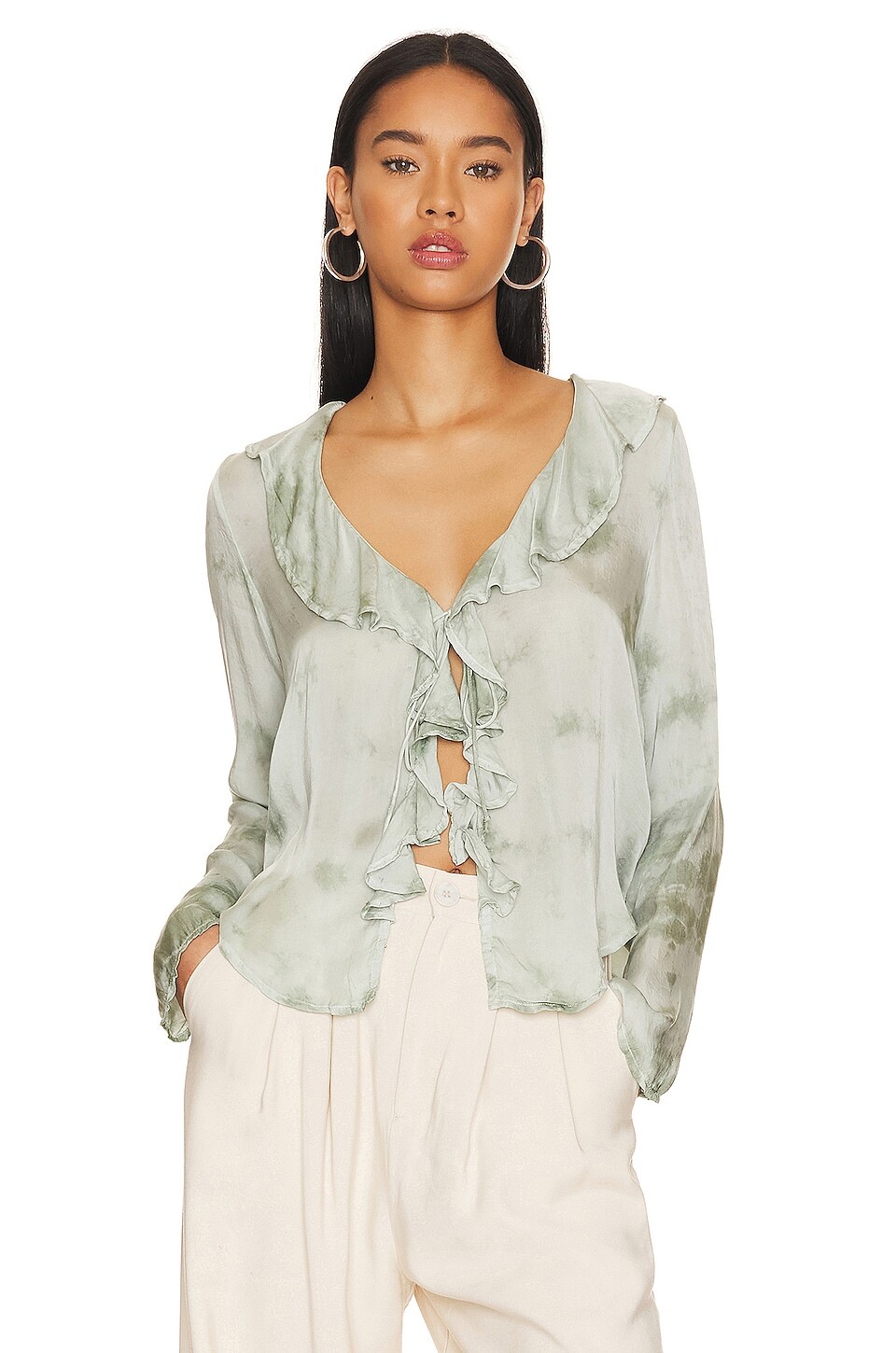 

Топ Free People Sascha, цвет Sage Combo