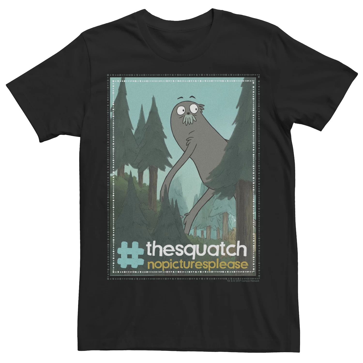 Мужская футболка с рисунком We Bare Bears Charlie The Squatch Licensed Character
