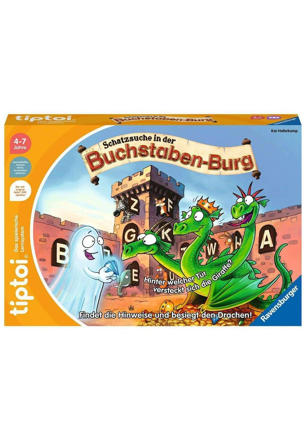 

Пазл TIPTOI SCHATZSUCHE IN DER BUCHSTABEN-BURG Ravensburger, цвет mehrfarbig