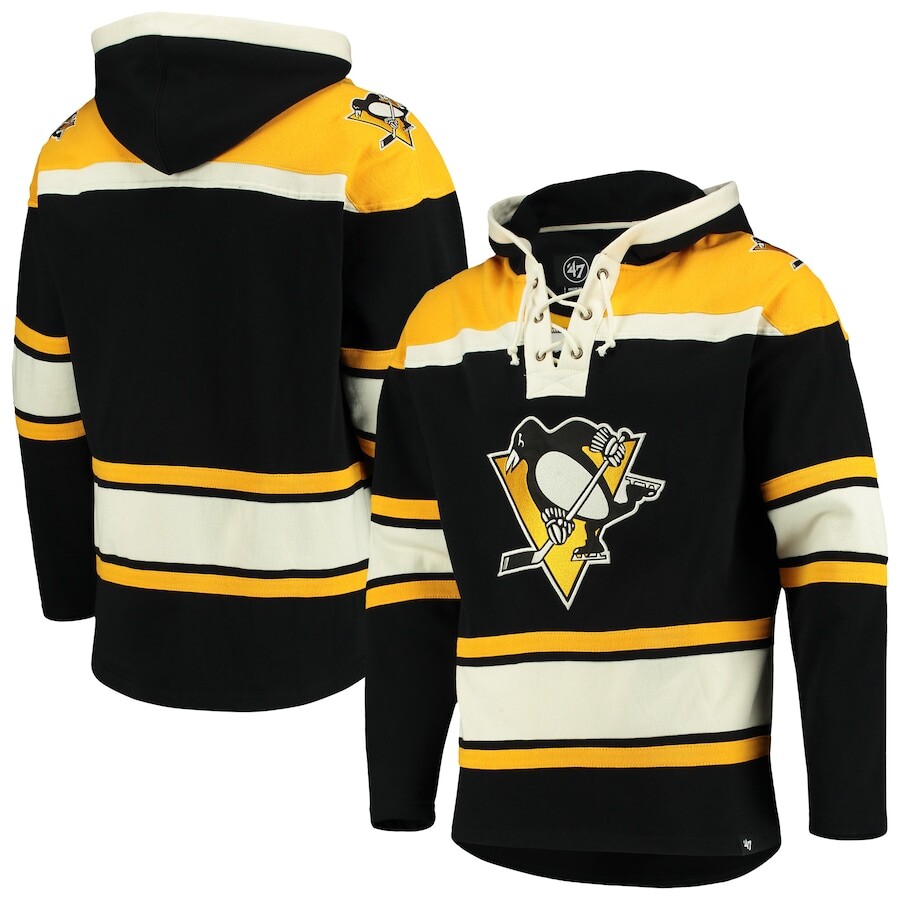 

Пуловер с капюшоном 47 Pittsburgh Penguins, черный