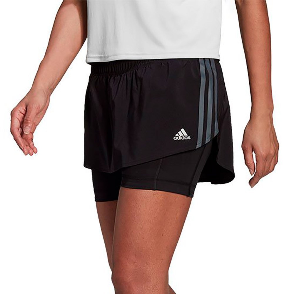 

Шорты adidas Run Icons 3 Stripes, черный