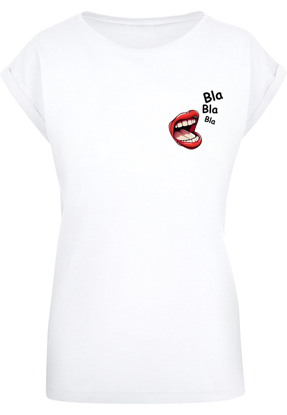 Рубашка Merchcode Bla Bla Bla, белый чехол mypads bla bla для xiaomi 12t redmi k50 ultra задняя панель накладка бампер