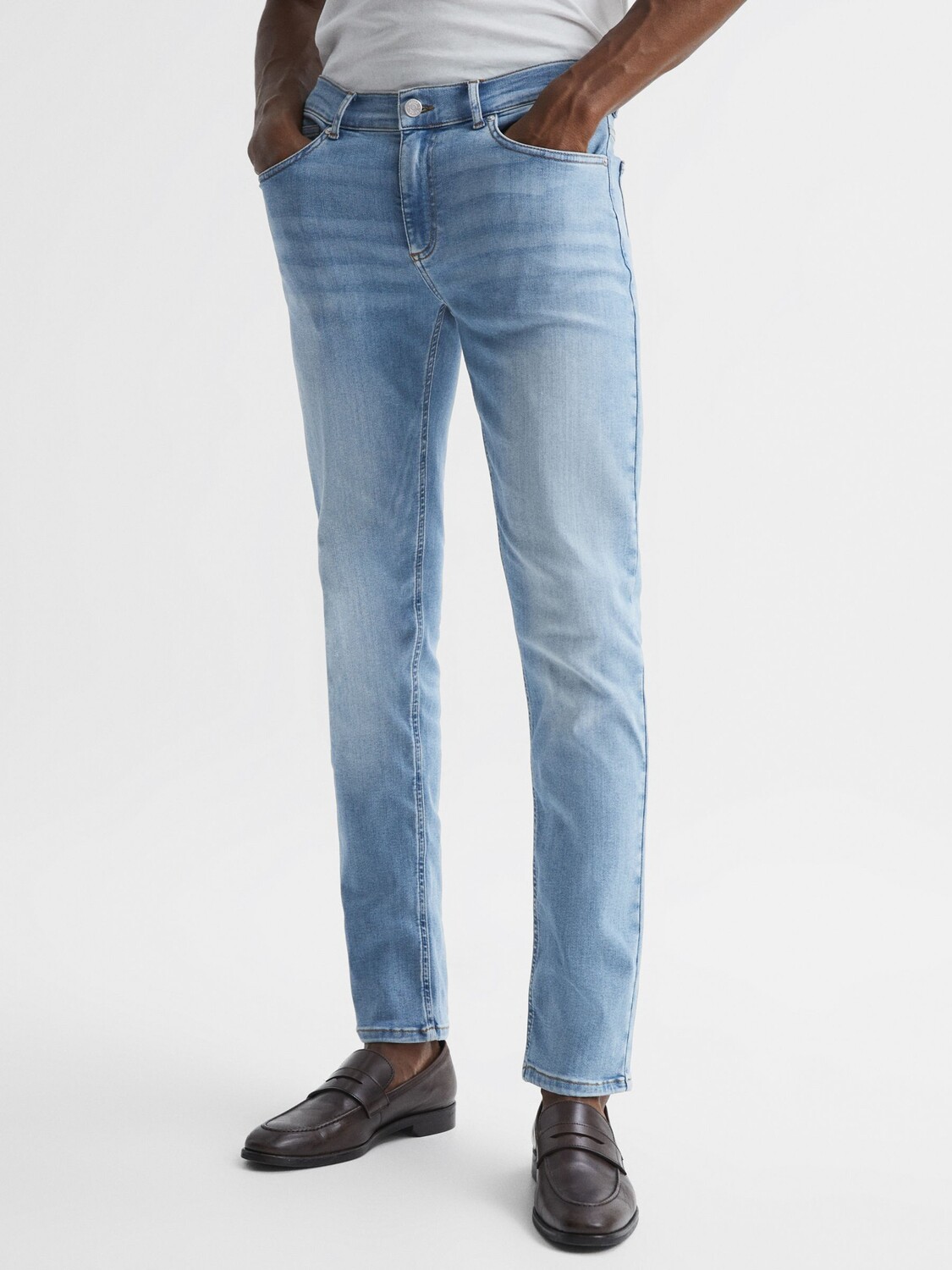 

Джинсы Reiss Aniston Slim, Светлая стирка