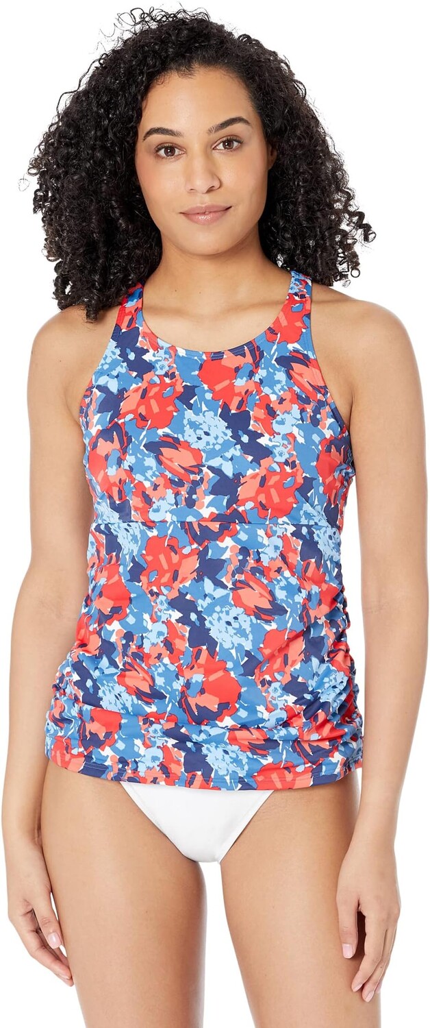 

Майка BeanSport с высоким воротником и принтом L.L.Bean, цвет Rustic Blue Vintage Floral