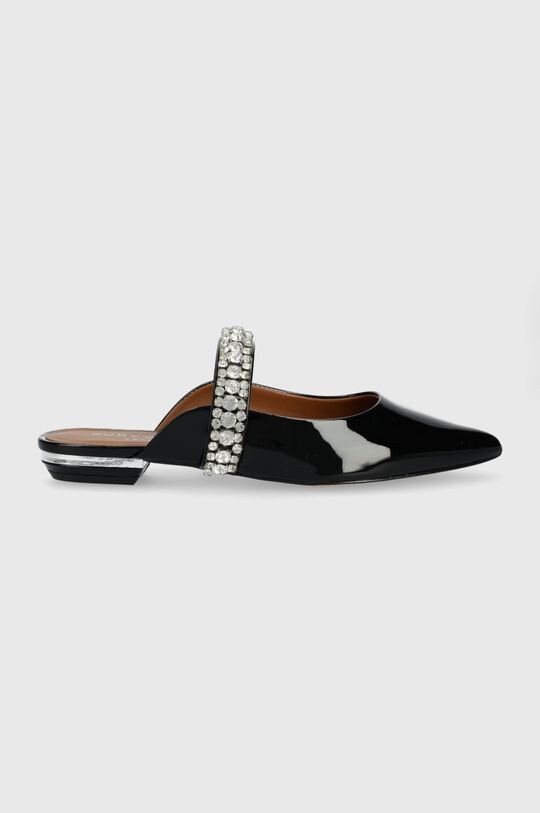 Кожаные шлепанцы Princely Kurt Geiger London, черный шлепанцы meena eagle из искусственной кожи с эффектом металлик kurt geiger london цвет other