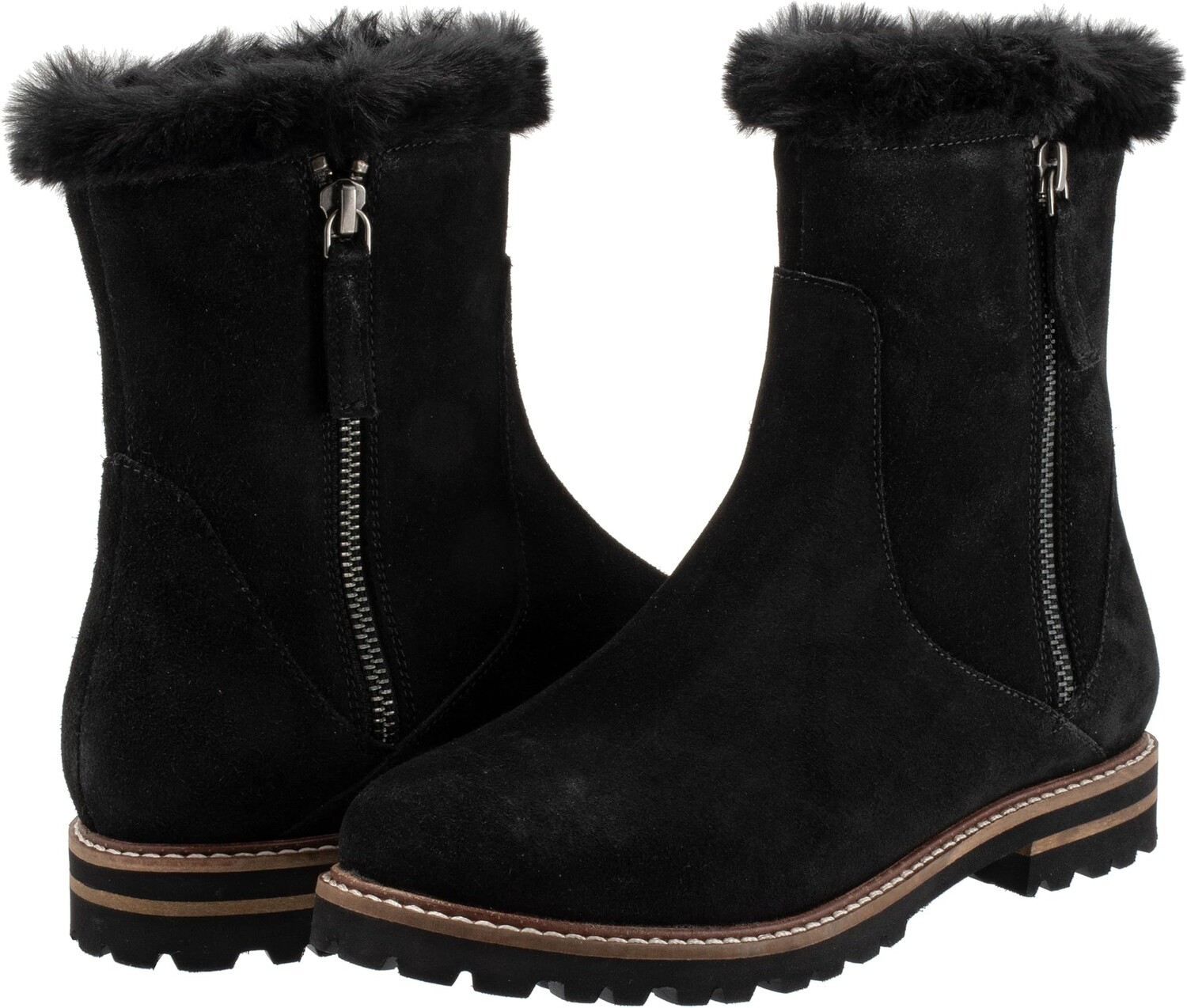 

Сапоги Forever Trotters, черная замша, Черный