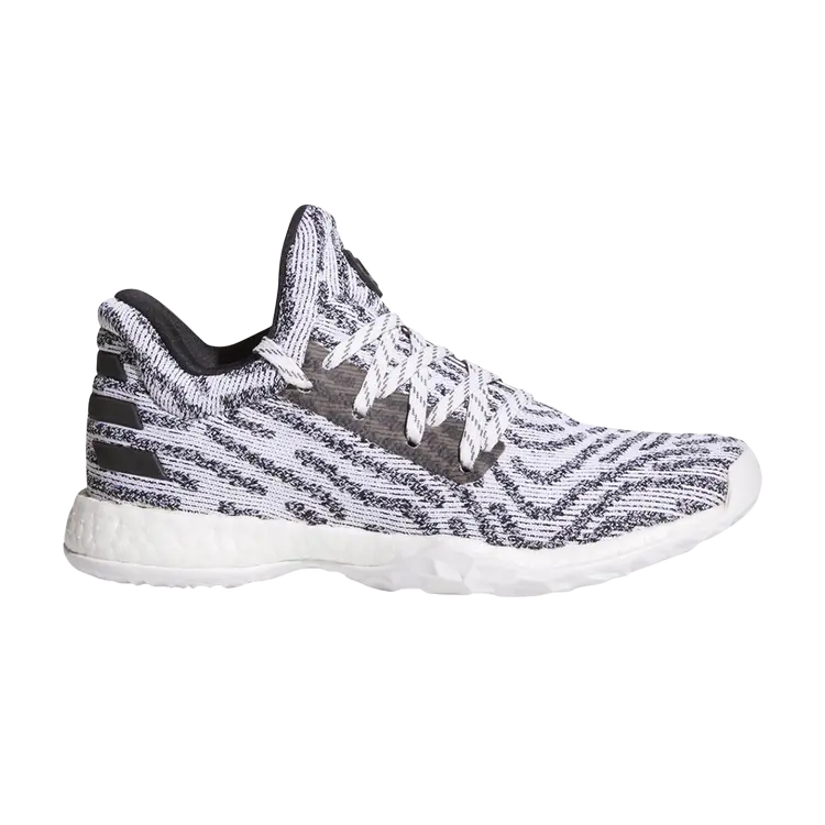 

Кроссовки Adidas Harden Vol. 1 LS Primeknit J 'White Black Grey', белый, Серый