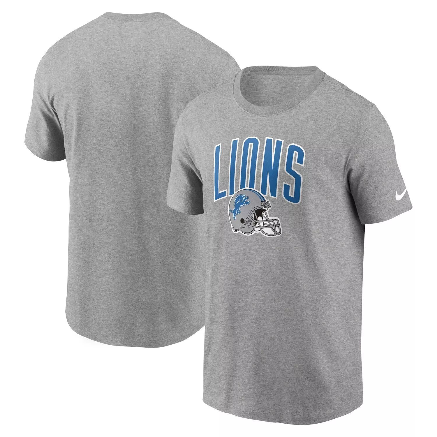 

Мужская спортивная футболка Nike Heathered Grey Detroit Lions Team
