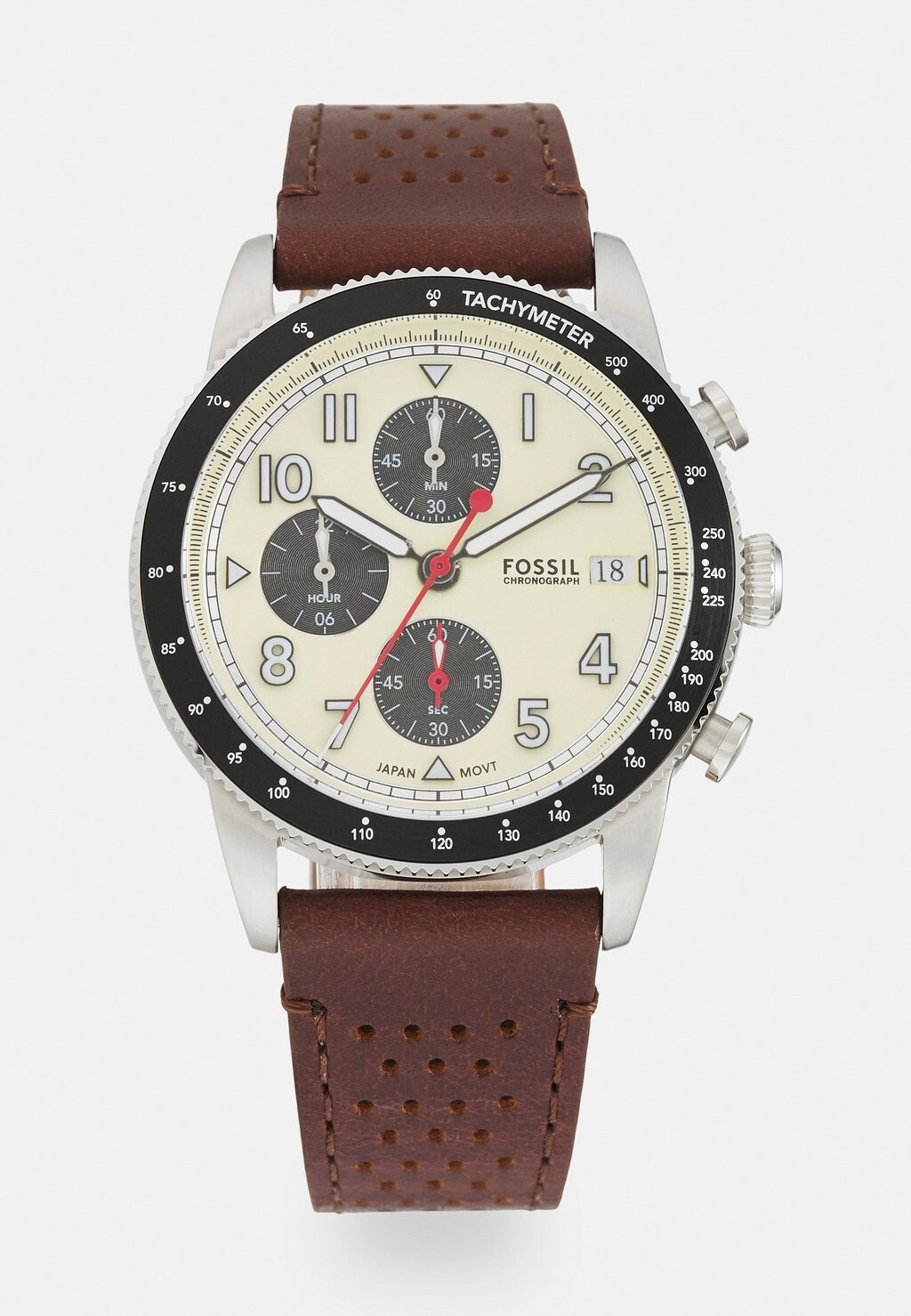 

Часы с хронографом Fossil, коричневый