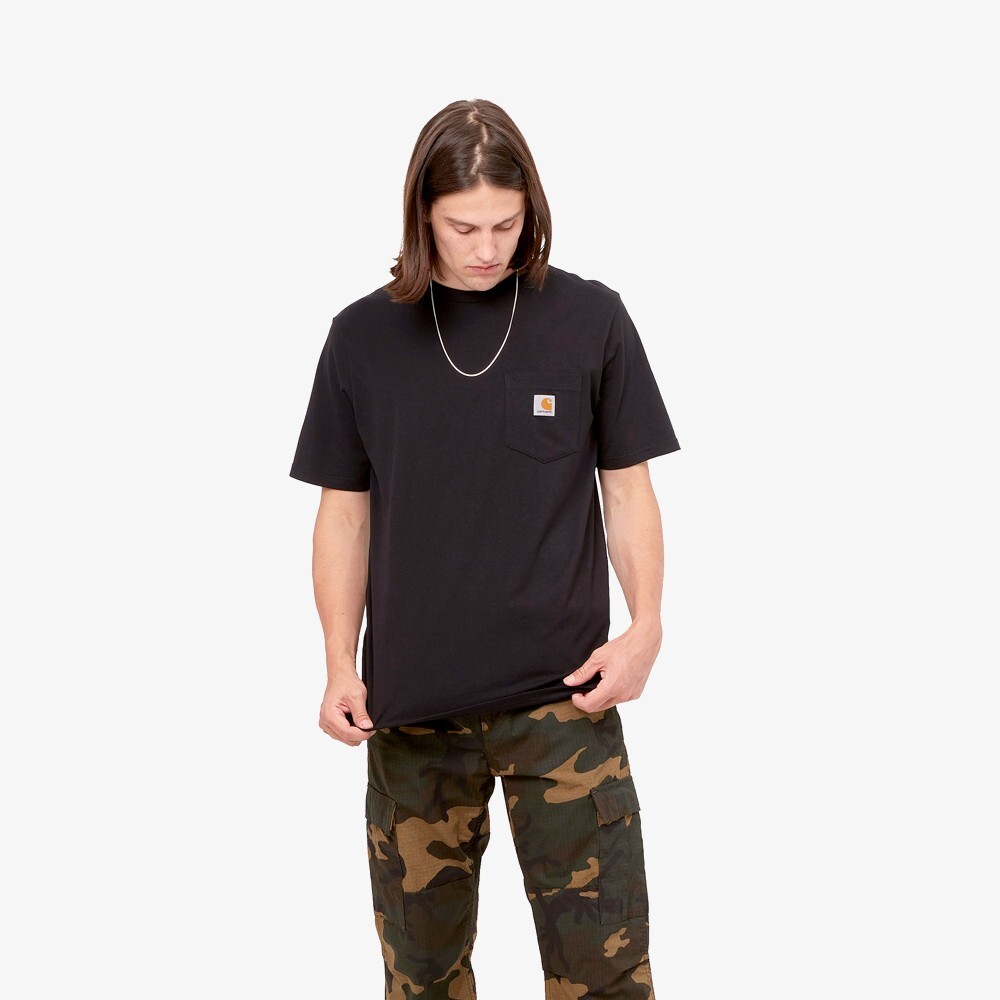 

Футболка Pocket T-Shirt 'Black' Carhartt WIP, черный