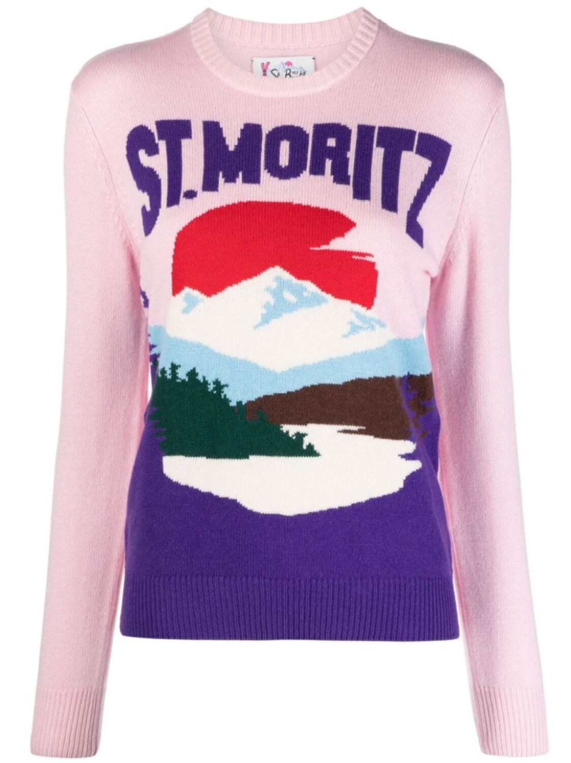 

Жаккардовый джемпер St. Moritz MC2 Saint Barth, розовый