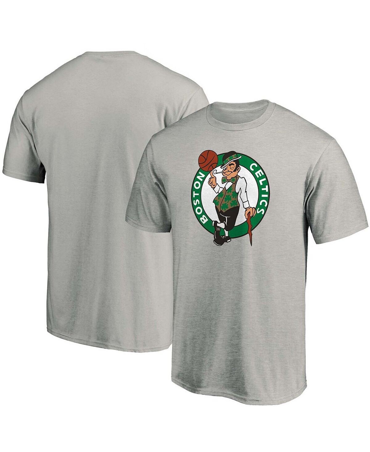 

Мужская серая футболка с логотипом команды Big and Tall Heathered Boston Celtics Fanatics