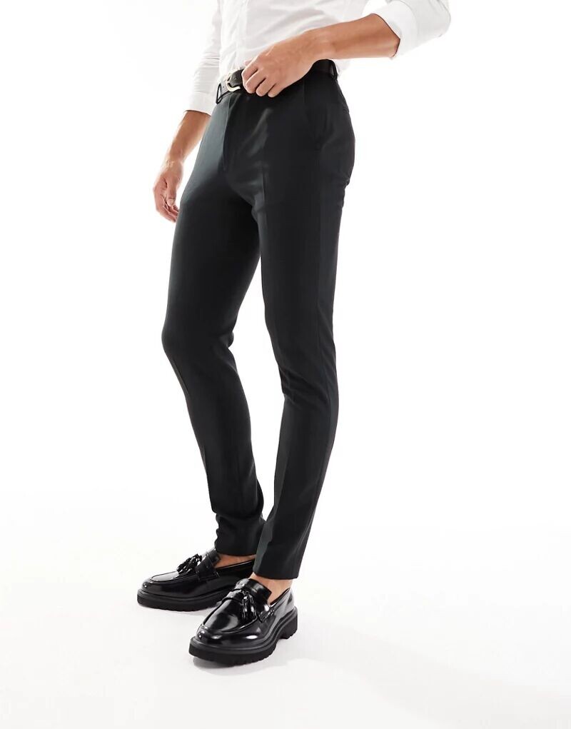 

Черные элегантные брюки скинни ASOS