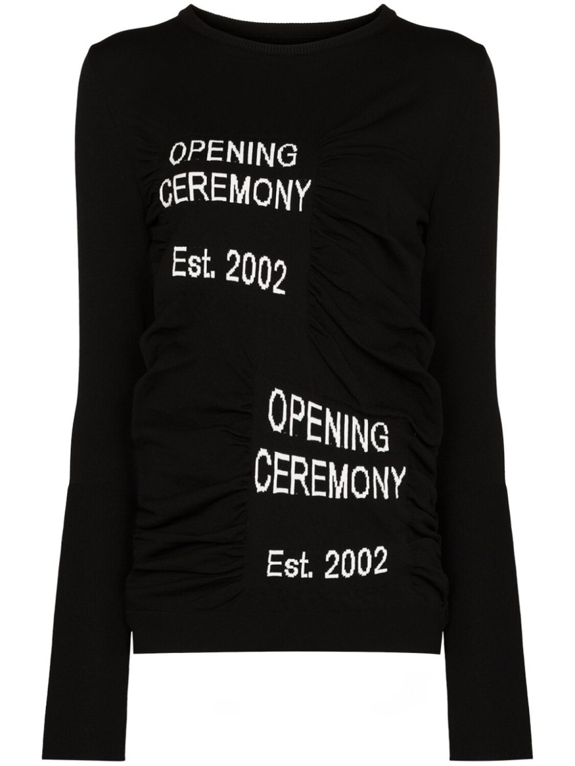

Opening Ceremony джемпер с круглым вырезом и логотипом, черный