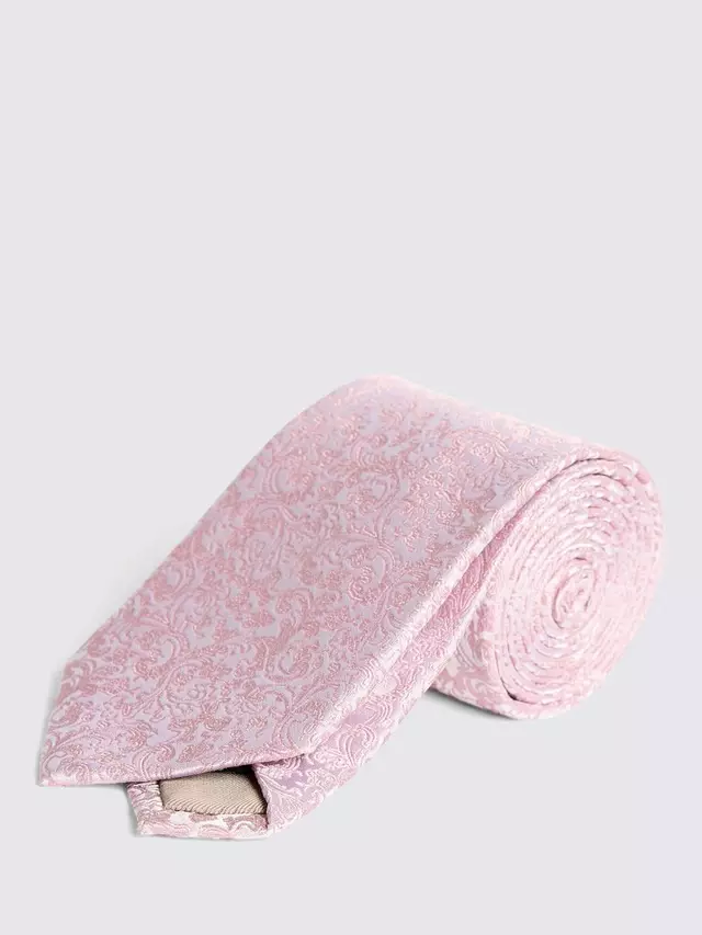 

Галстук Moss Pink Floral, розовый