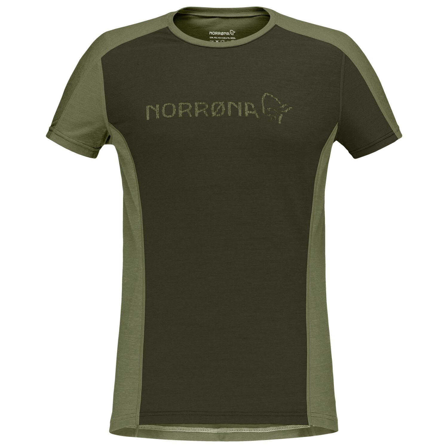 

Рубашка из мериноса Norrøna Women's Falketind Equaliser Merino T Shirt, цвет Olive Night/Rosin