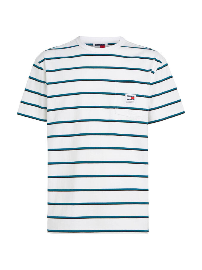 

Легкая футболка в полоску Tommy Jeans, белый