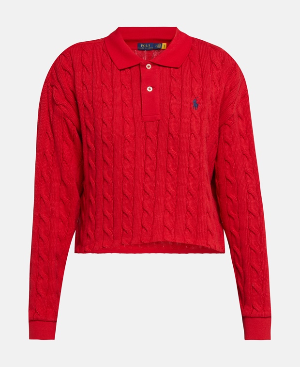 Трикотажная рубашка-поло , красный Polo Ralph Lauren