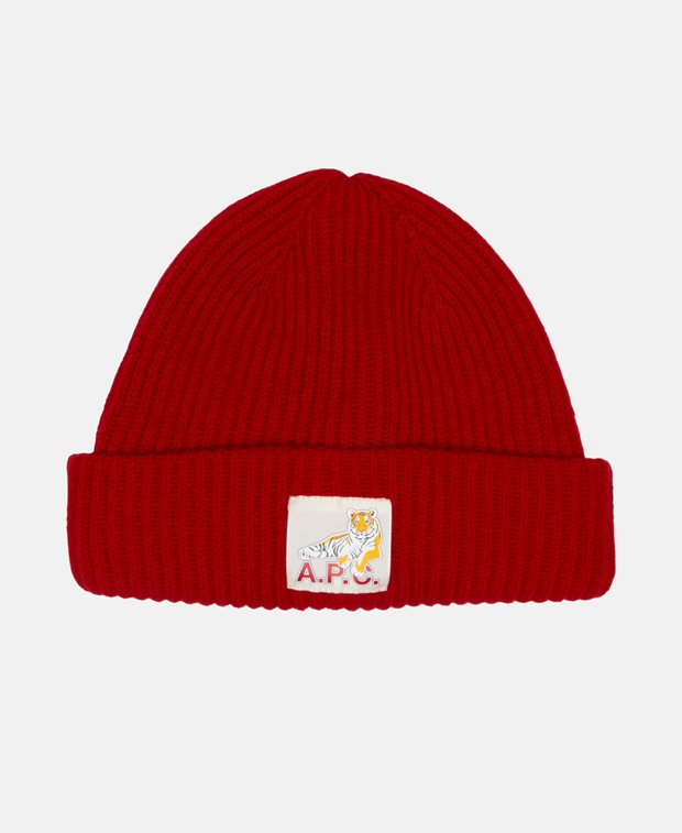 Шерстяная шапка , красный A.P.C.