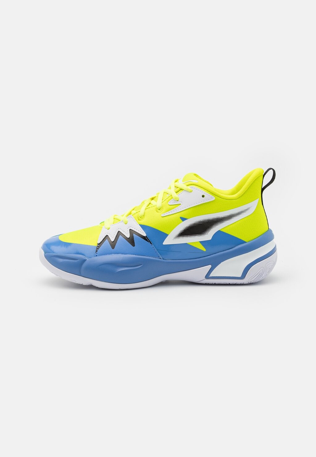 

Баскетбольные кроссовки Genetics Puma, цвет electric lime/blue skies