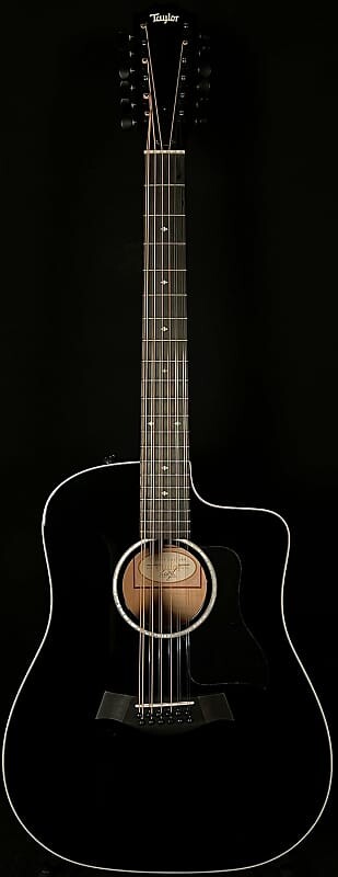 

Акустическая гитара Taylor Guitars 250ce-BLK DLX